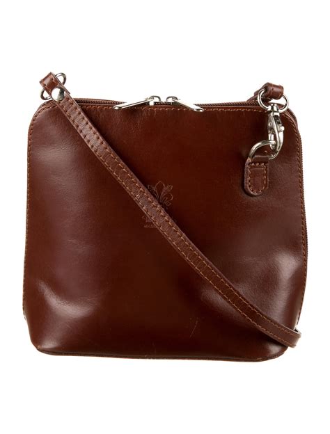 vera pelle leather handbag.